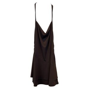 Elegant Brown Women's Dress